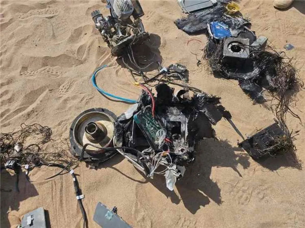 الدفاعات الجوية تسقط مسيّرة حوثية شرقي مدينة الحزم بالجوف